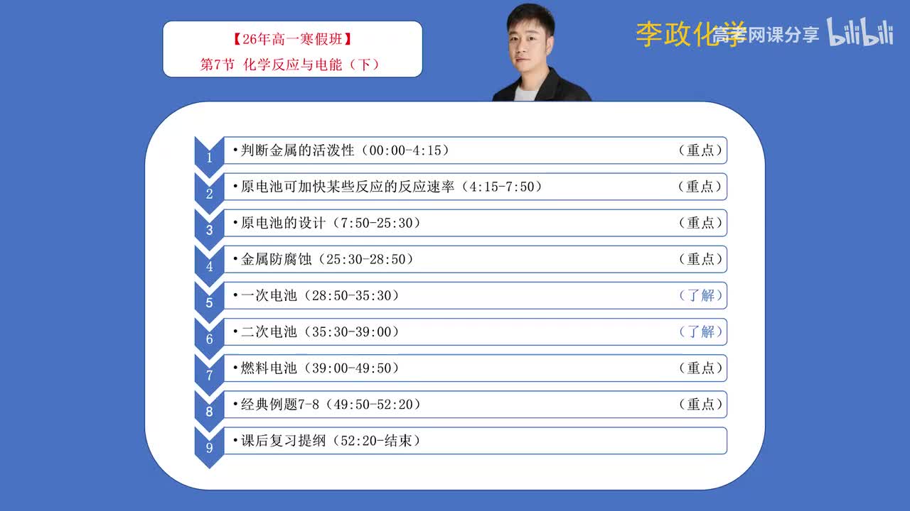 07-2.第07讲 化学反应与电能（下）