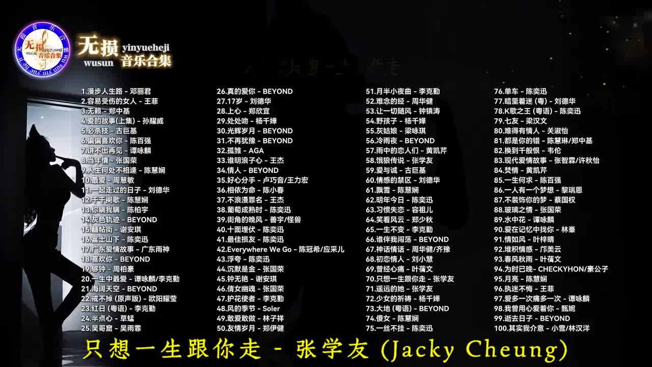 070. 只想一生跟你走 - 张学友