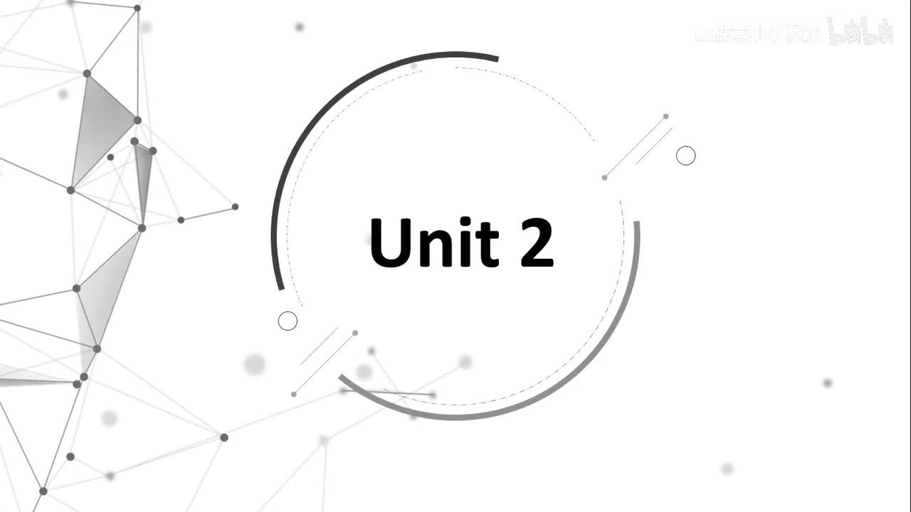 必修一 Unit 2