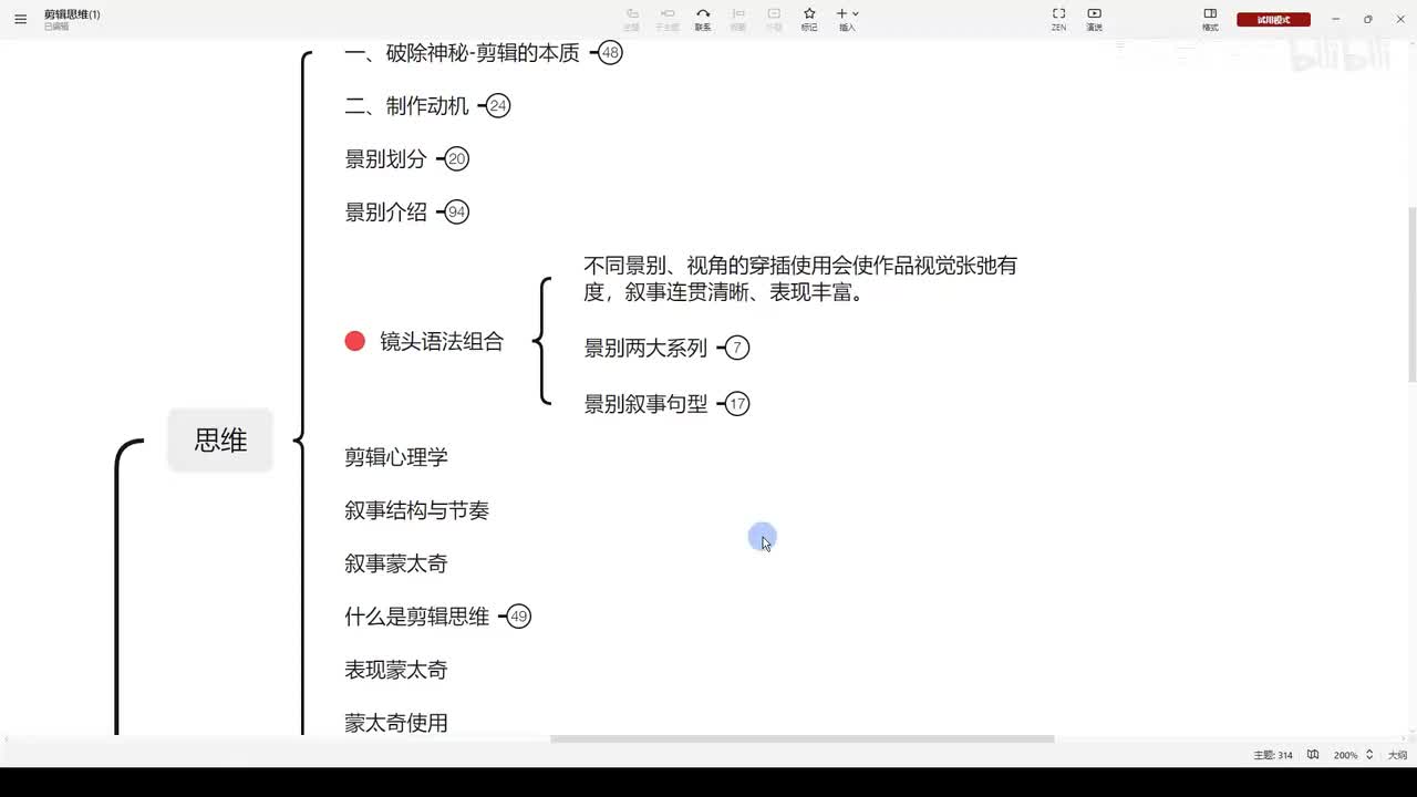 【剪辑思维篇】基本景别句型