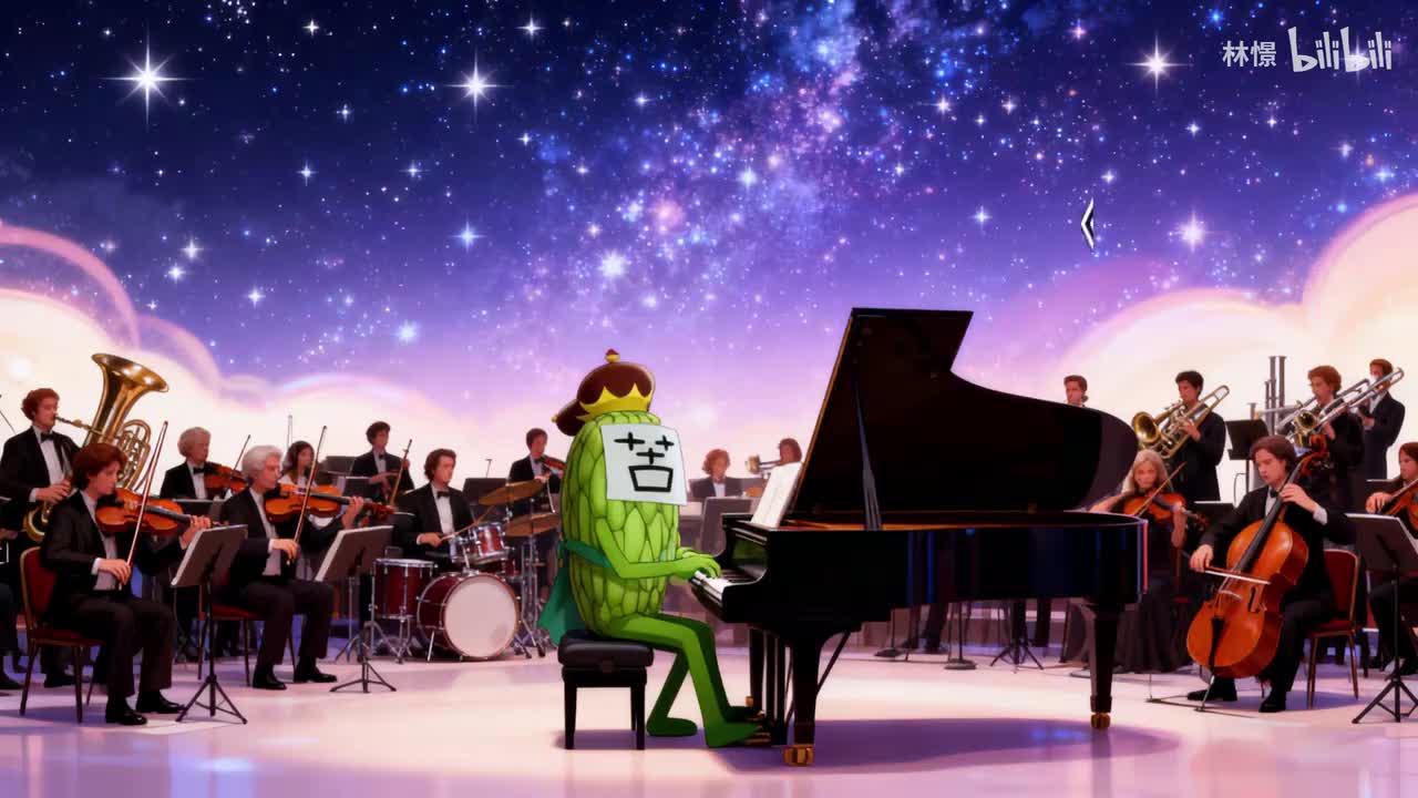 星光下的梦想 （主弦乐）-《喜羊羊与灰太狼之兔年顶呱呱》动画电影插曲（钢琴+交响乐版）