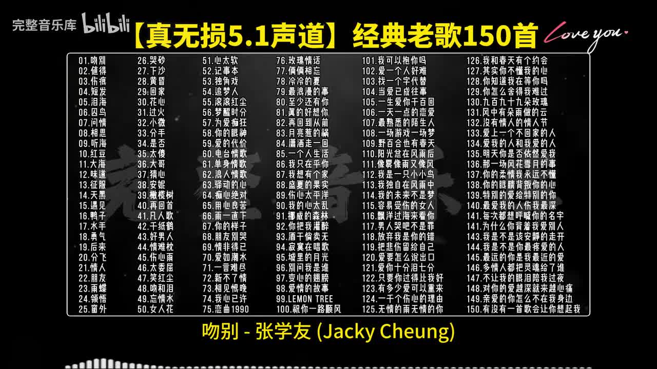 01.吻别 - 张学友
