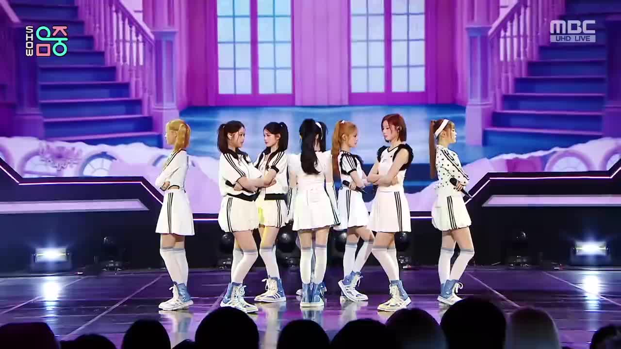 260314 MBC UHD Music Core Hearts2Hearts - RUDE!