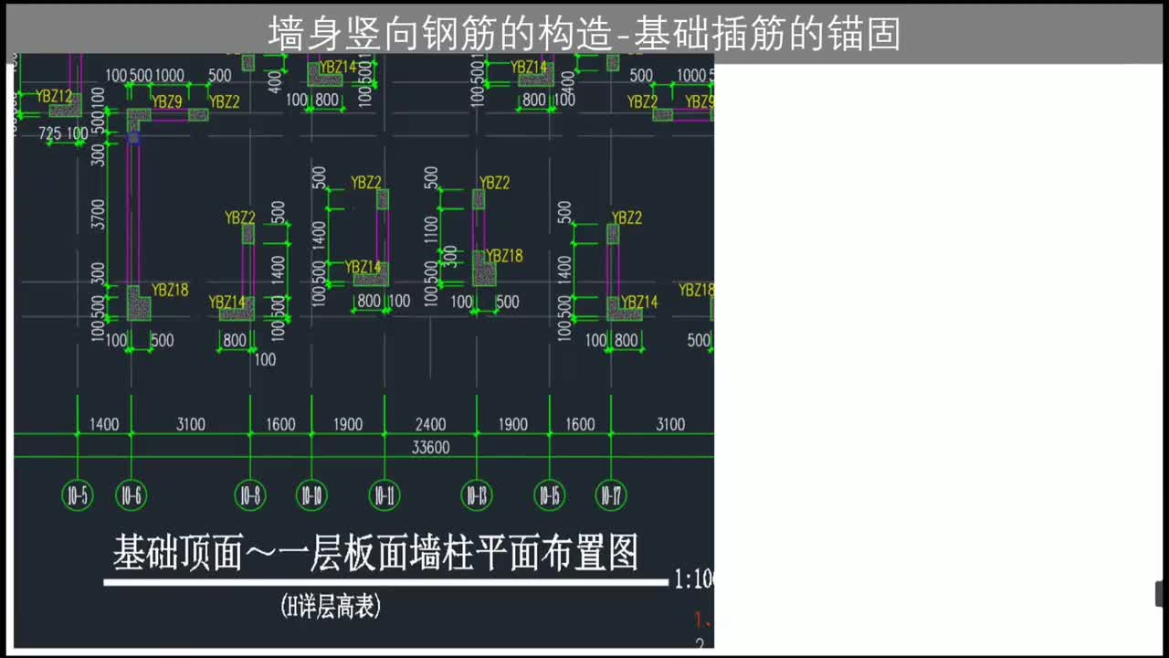 第三章：剪力墙结构篇-第三章第8节：墙身竖向钢筋的构造-基础插筋的锚固（2）