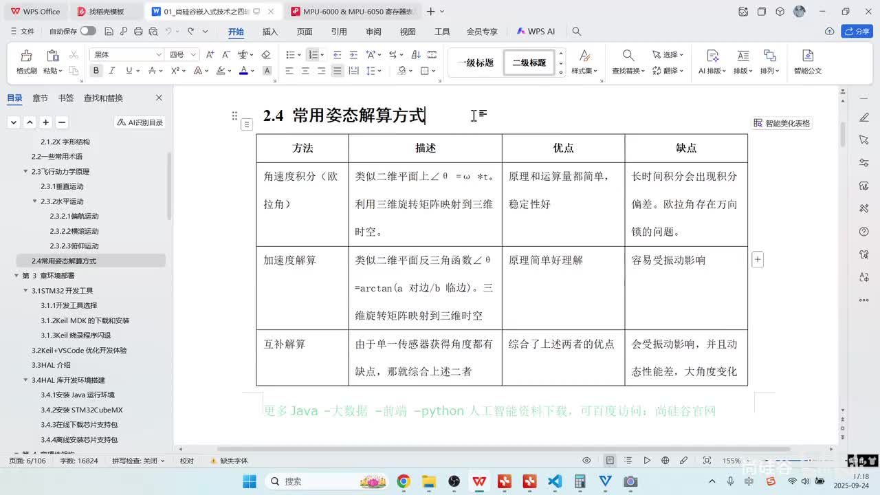 114_姿态解算_移植四元数姿态解算展示