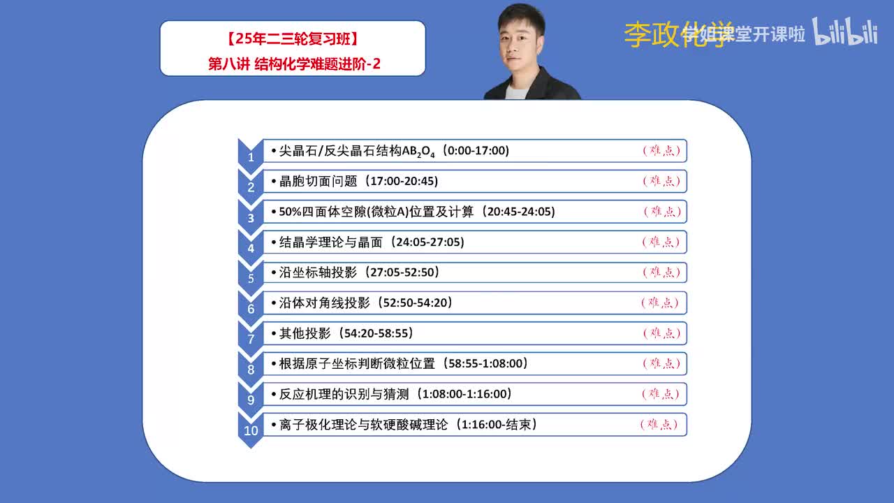 102.【寒假】物质结构-第8讲 结构化学难题进阶-2