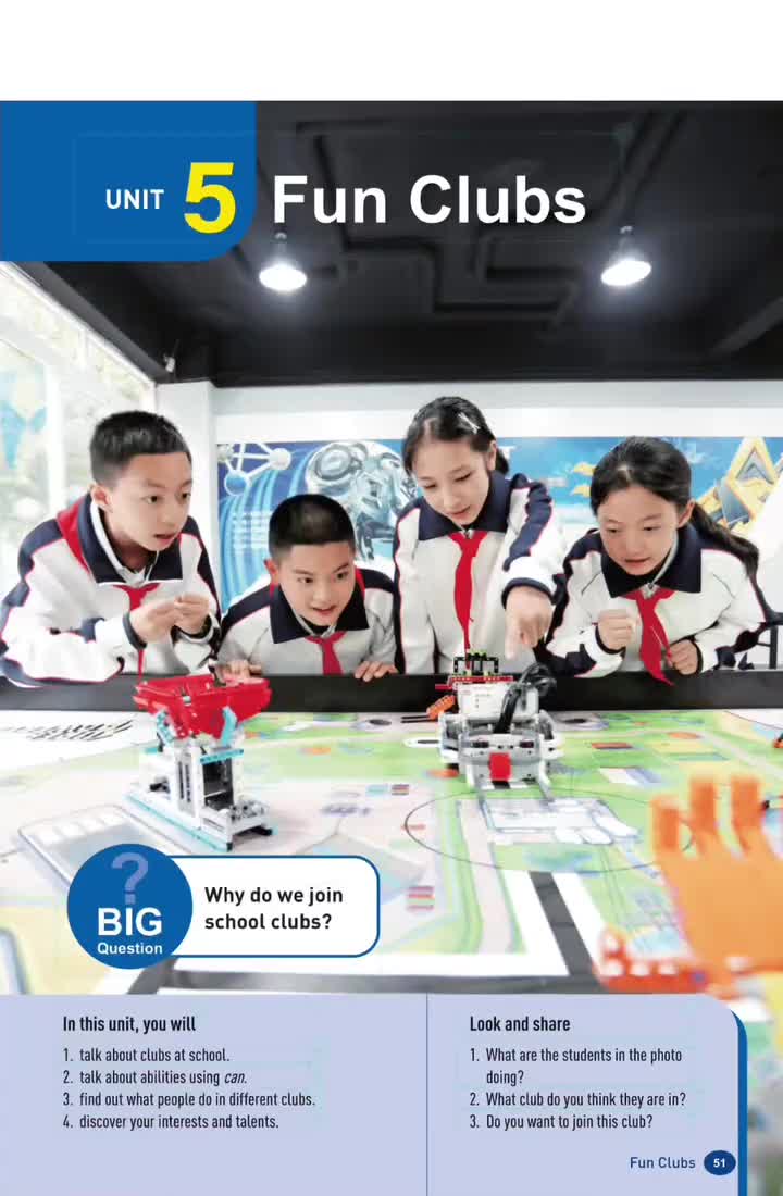 Unit 5 Fun Clubs (p.51)