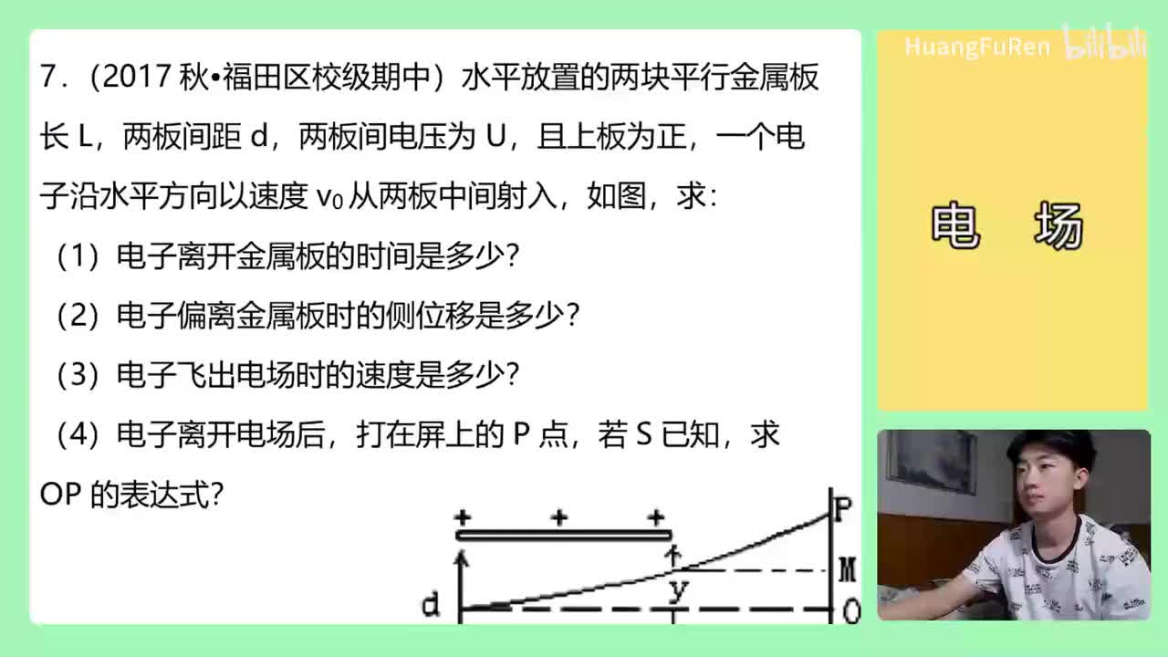 183.【高中物理选修3-1】【电场】偏转电场多段运动