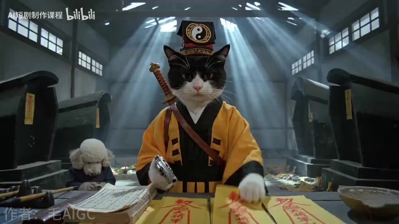 01-用AI做了<黑猫道长>短片教程