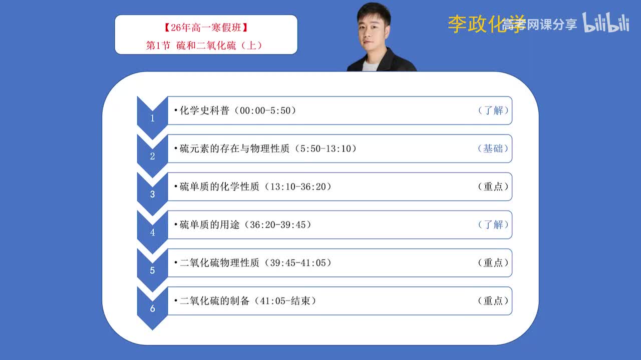 01-1.第01讲 硫和二氧化硫（上）
