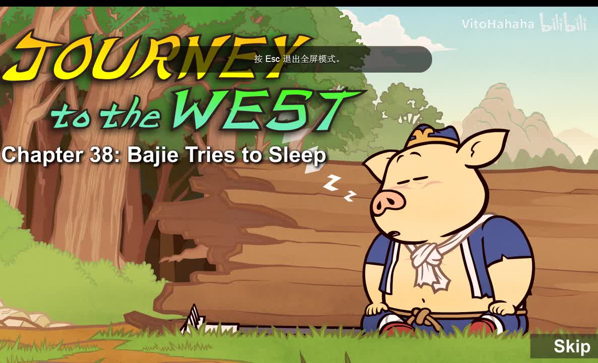 Journey to the West 038 Bajie Tries to Sleep