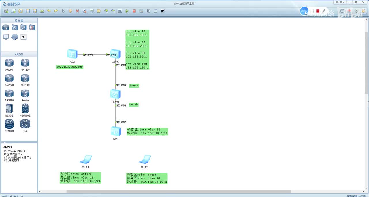 【故障排查】05-ap和ac在不同网段，出现ap不上线故障原因分析和解决方法