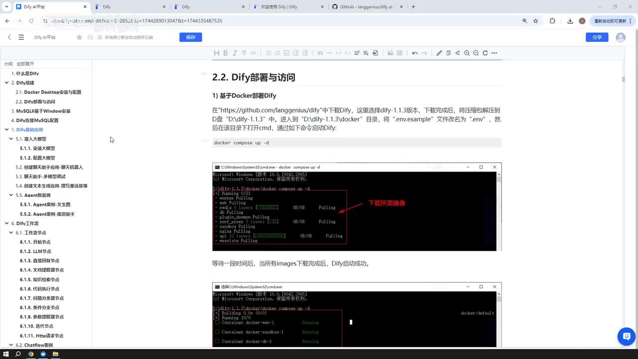 Dify搭建-Dify部署