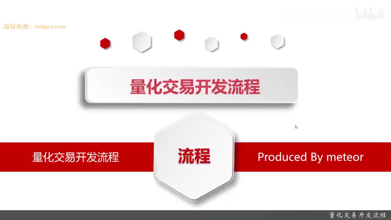 4.2.3 初识量化交易-必知的量化交易基础_量化交易开发流程