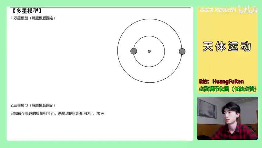 95.【高中物理必修二】【万有引力与航天】双星解题步骤