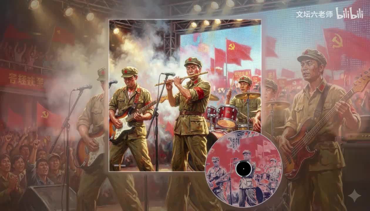 【古风红歌】《关山酒》国风摇滚版，竹笛&电吉他，燃爆了！