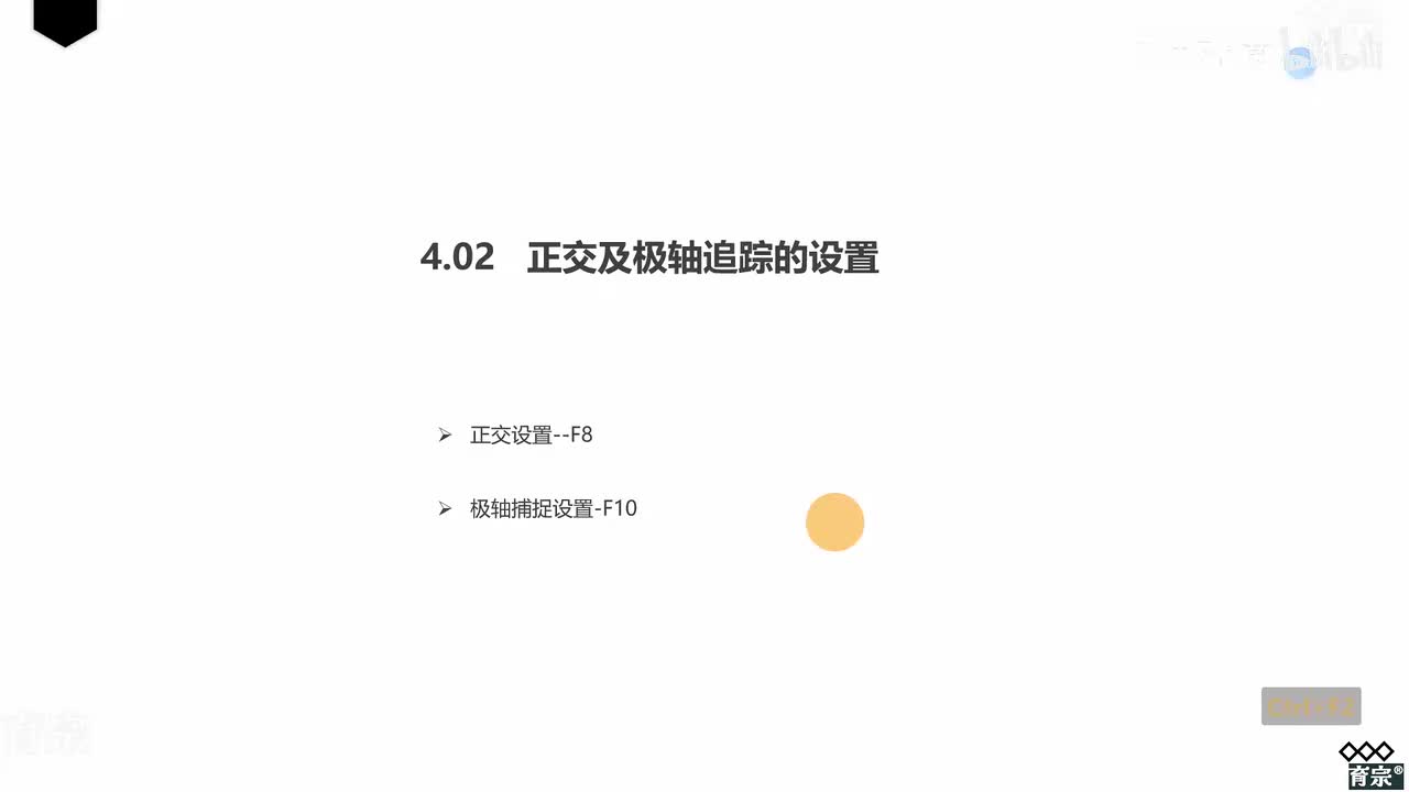 课时40：正交与极轴追踪