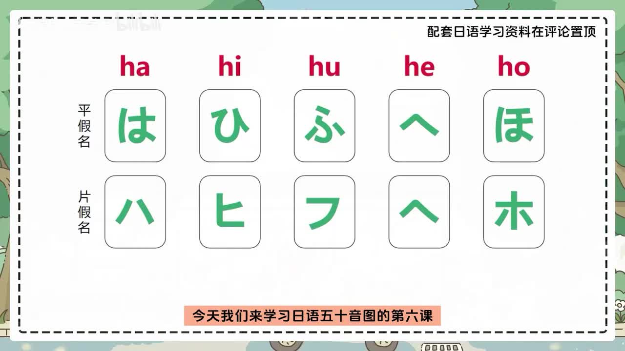 【发音篇】日语五十音 -- は行