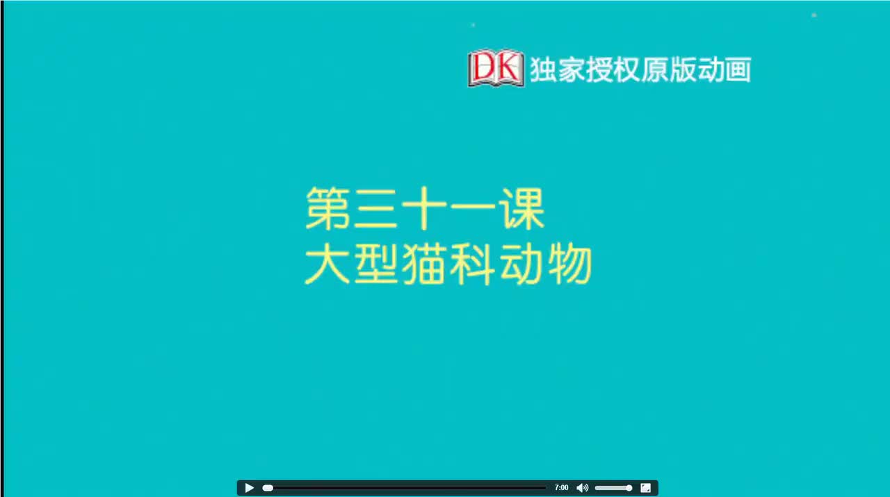 31.第三十一节：大型猫科动物