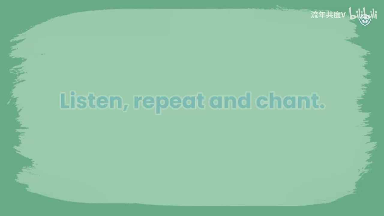 Unit4 Listen, repeat & chant 1