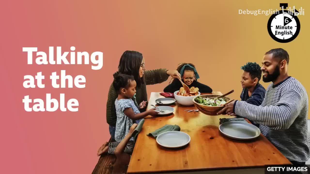 018.Talking at the table