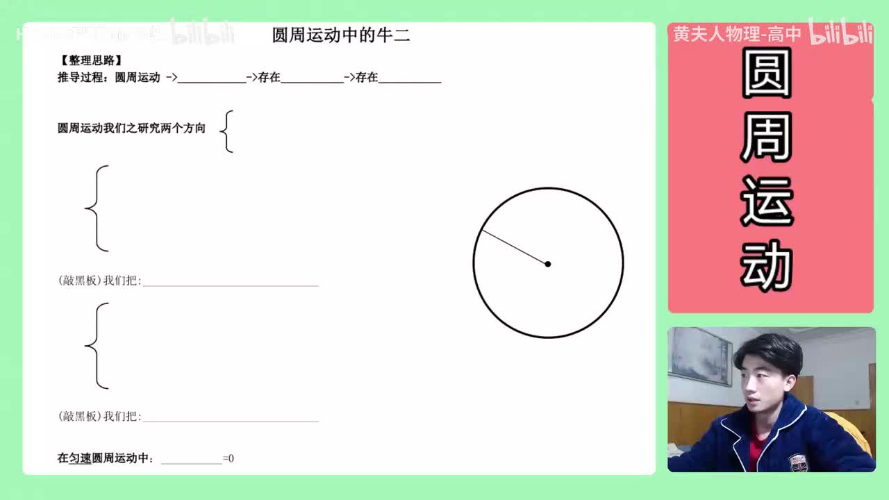 68.【高中物理必修二】【圆周运动】向心力与向心加速度