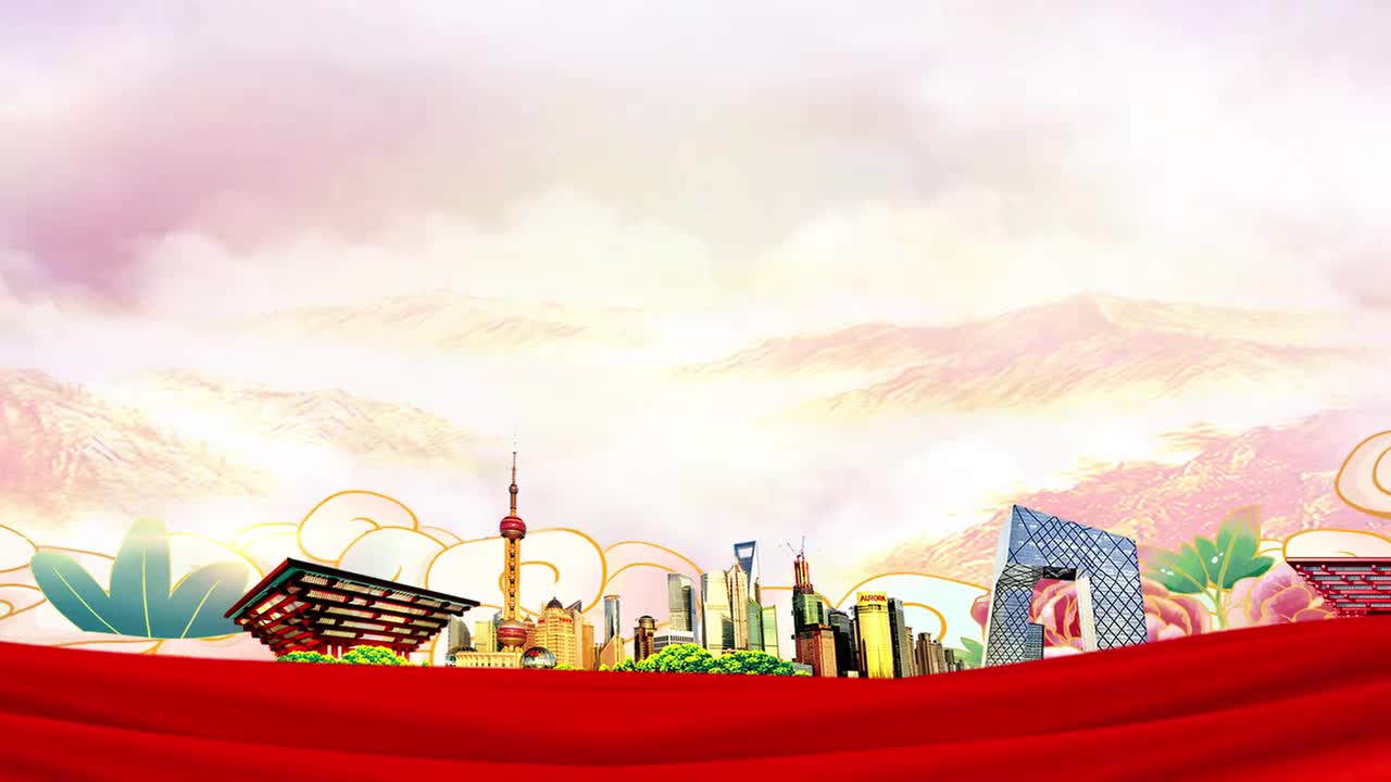 紫色水彩渐变党建民族团结宣传宣传栏展板背景56个民族团结背景