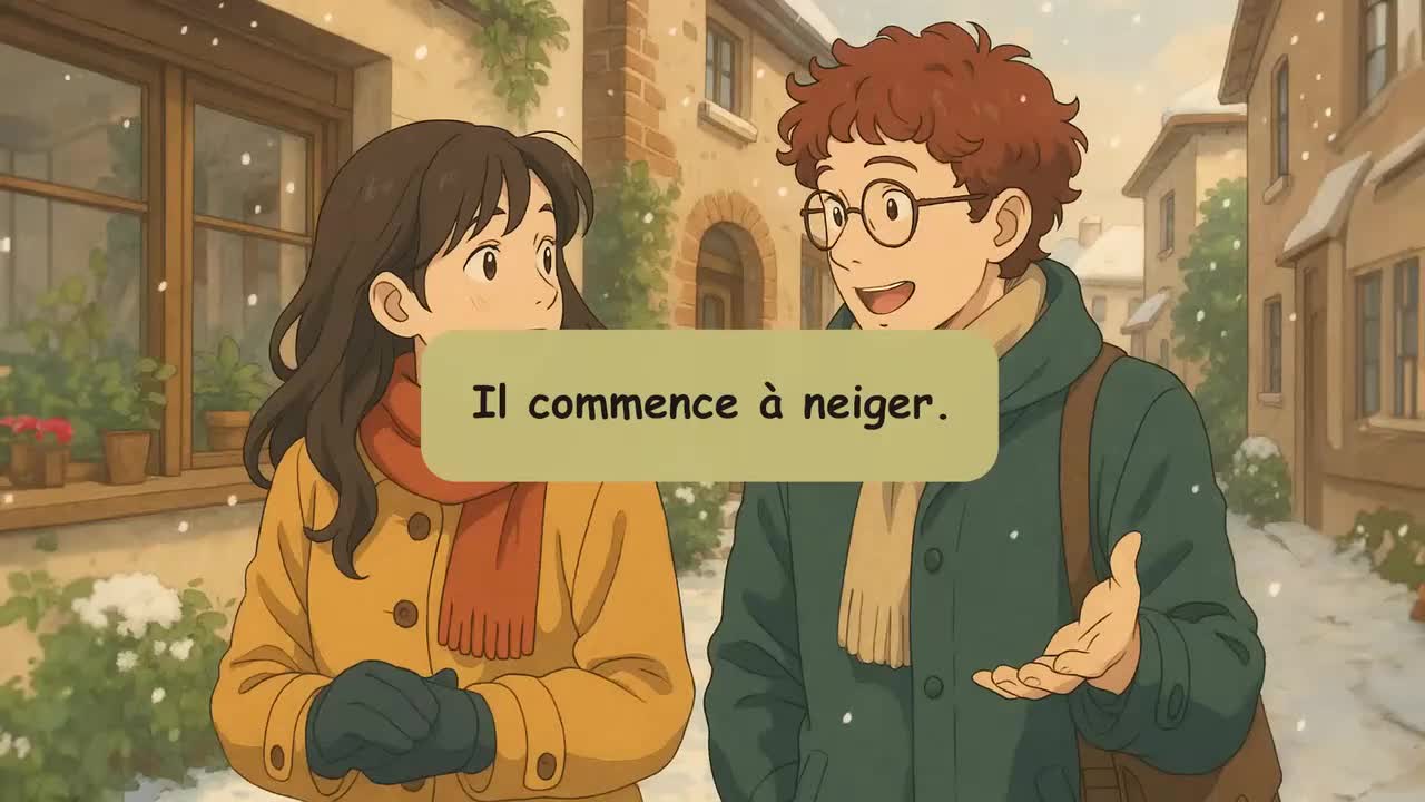 10 Daily French Dialogues for beginners Talking about the weather in French (A