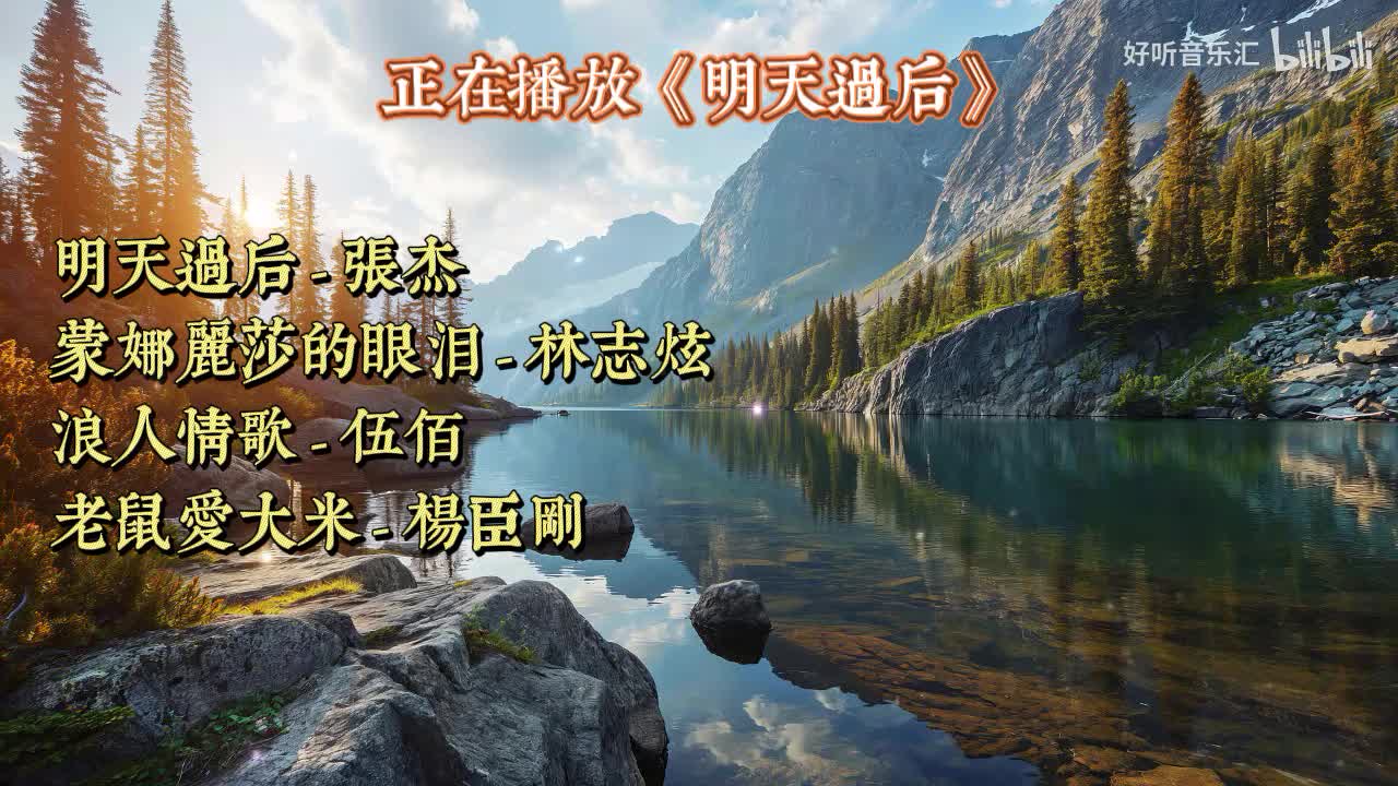 《明天过后》《蒙娜丽莎的眼泪》《浪人情歌》《老鼠爱大米》