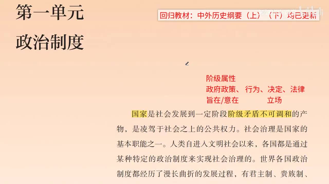 13、选修一：第一单元 政治制度【考点密集】