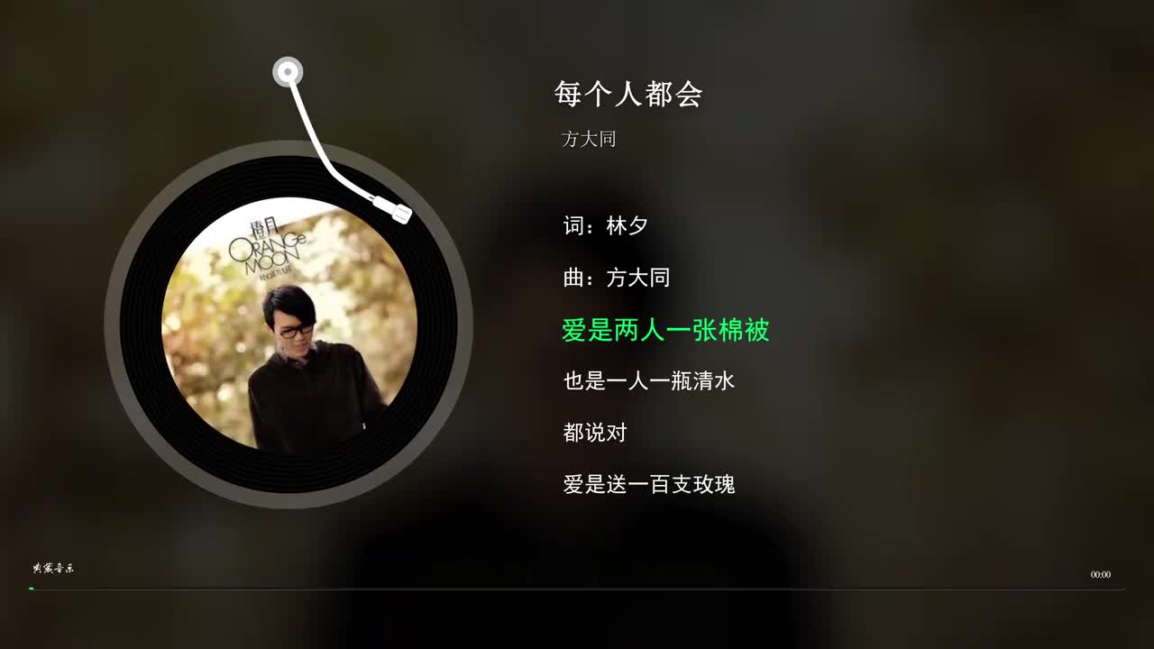 每个人都会 - 方大同