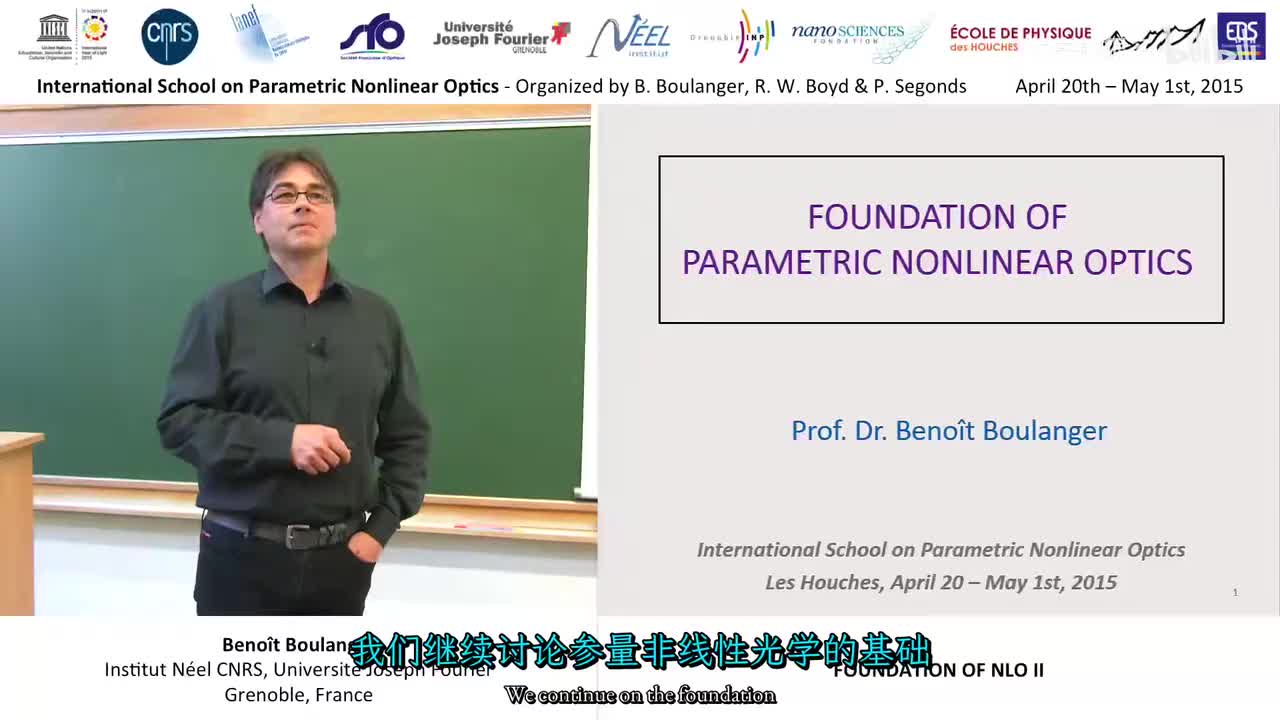 002 - 2-44 Foundation of nonlinear Optics II