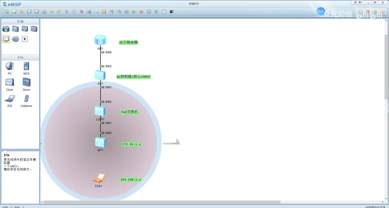 【故障排查】03-未创建业务vlan，导致无线用户可以扫描到wifi但无法上网