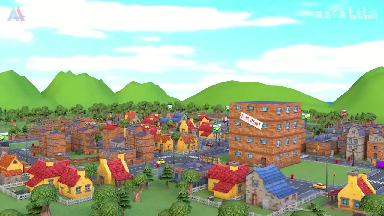 挖掘机、翻斗车和推土机