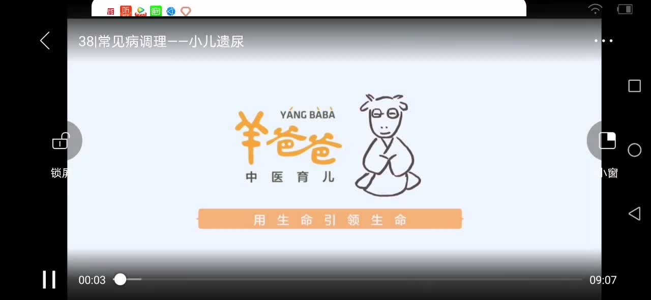 38.常见病调理—小儿遗尿