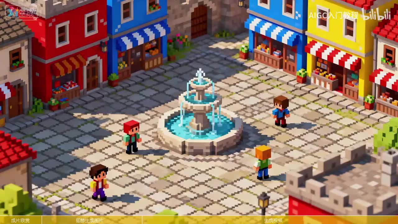 【即梦4.5教程-视频篇】20-即梦AI制作复古游戏短视频