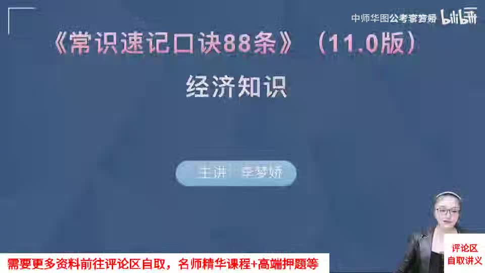 01-《常识速记口诀88条》11.0版本 第一节 经济知识 上