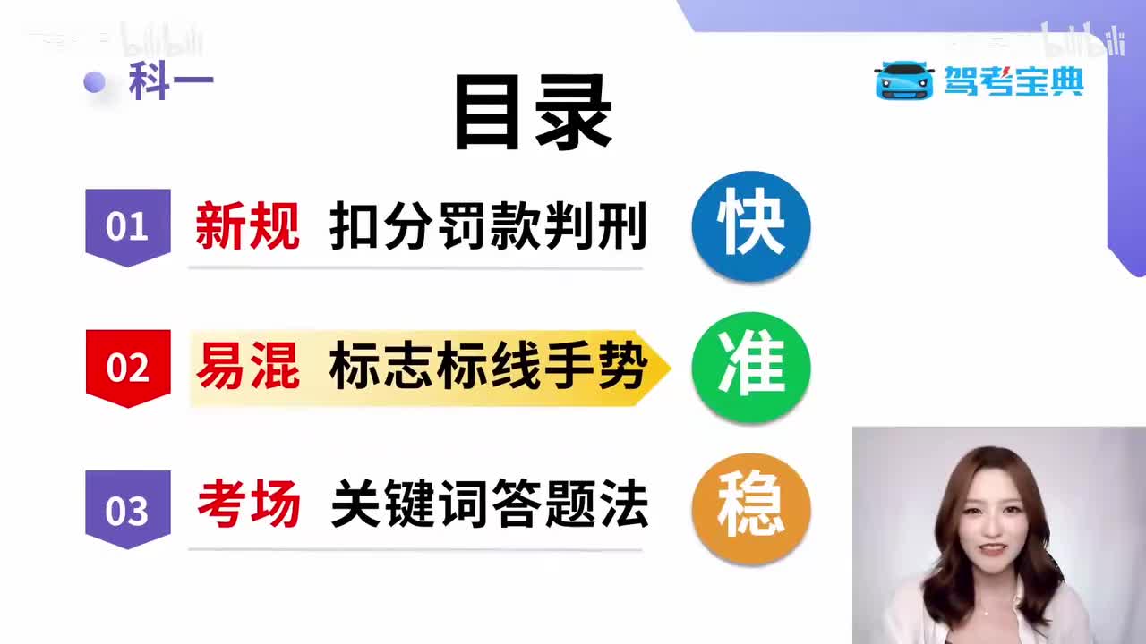 第2课：[易混] 标志标线手势