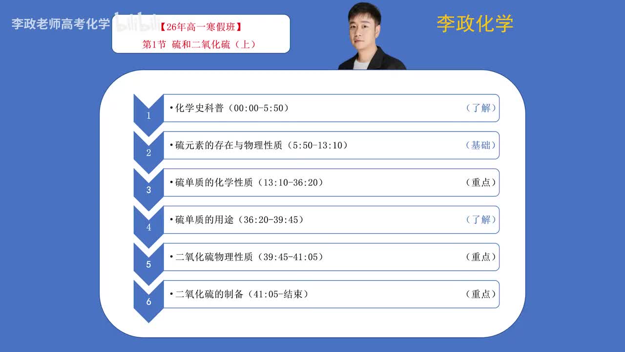 01-1.第01讲 硫和二氧化硫（上）