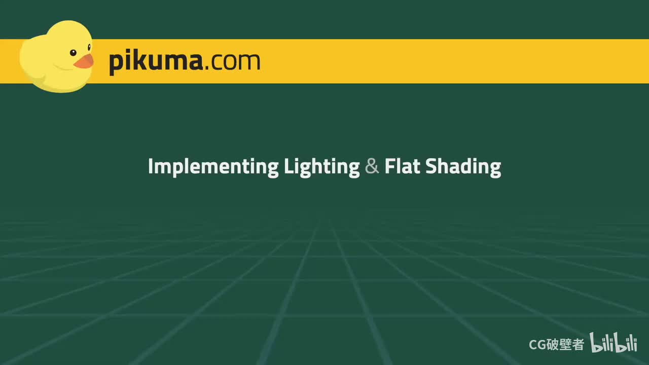 19.02 Coding Flat Shading & Light