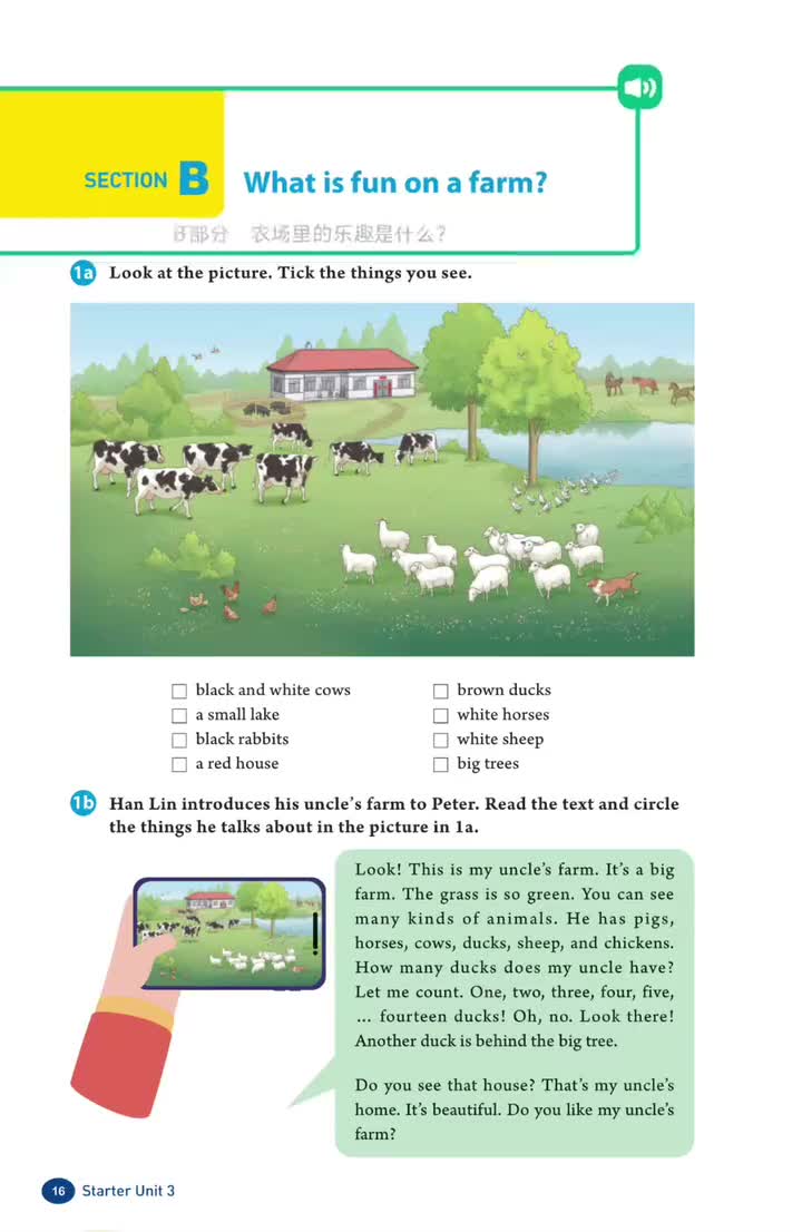 Starter Unit 3(p.16) 1a