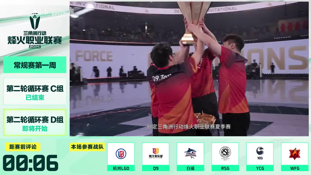第二轮循环赛D组 ROUND1