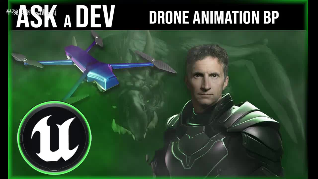 2宠物：-- 无人机动画蓝图设置