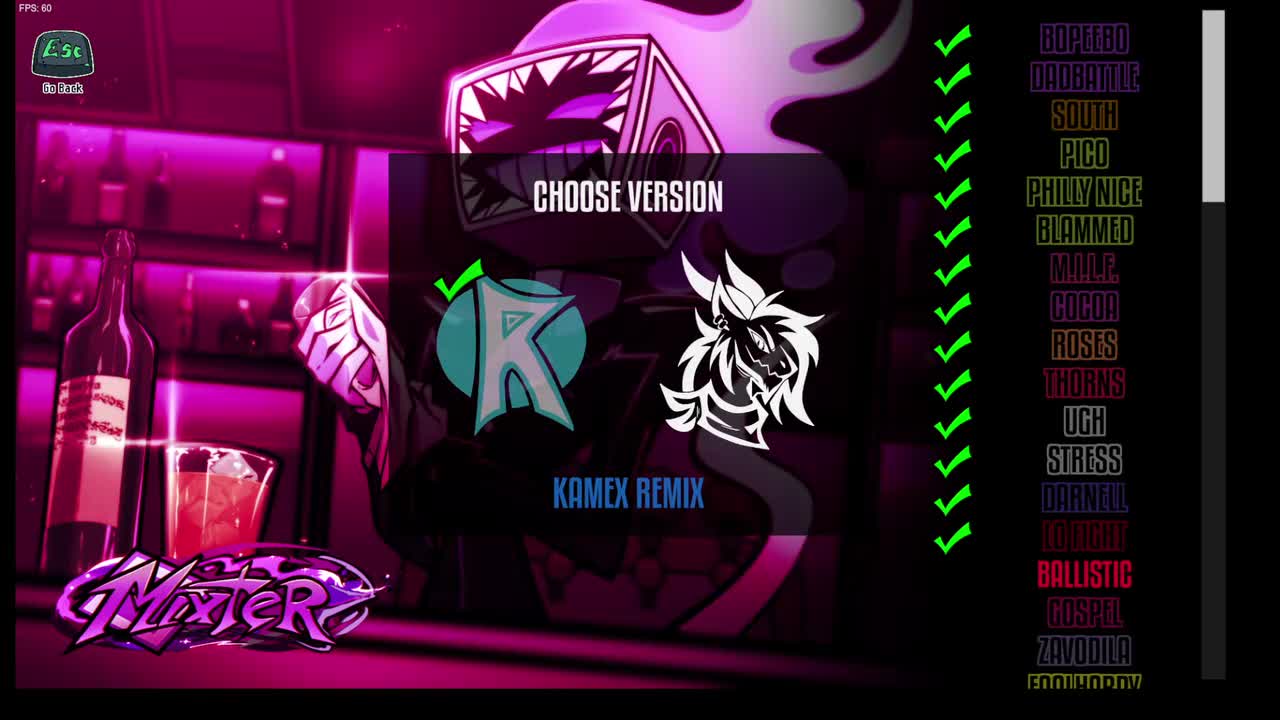 Mixter曲目15 BALLISTIC(怀特曲目2）kamex mix版