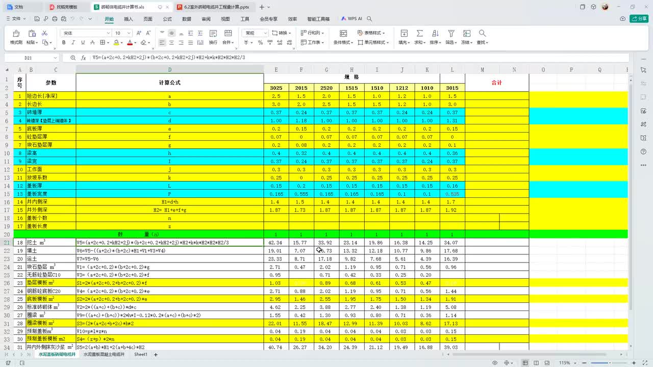 8.3砖砌电缆井工程量计算讲解