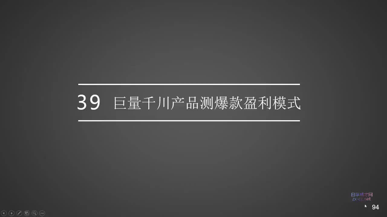 39.巨量千川产品测爆款盈利模式