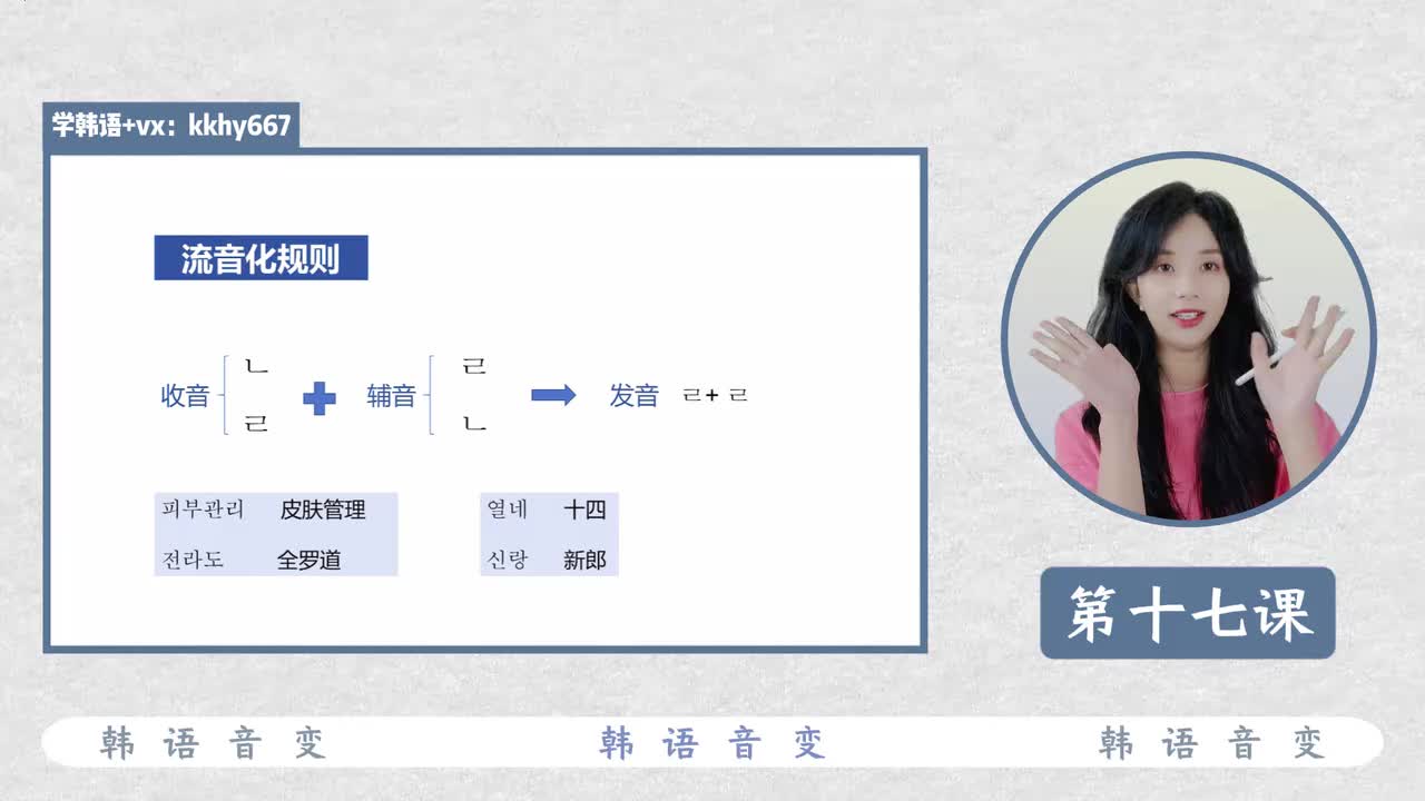 第十七课 音变规则（三）