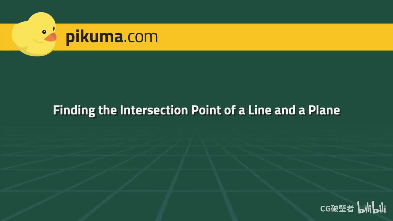 26.07 Intersection Between Line & Plane