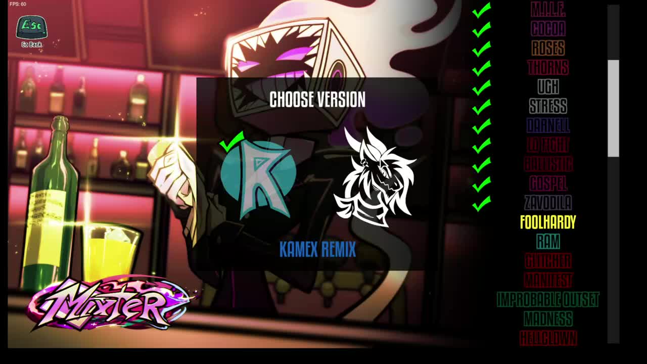 Mixter曲目18 FOOLHARDY(zardy曲目1）kamex mix