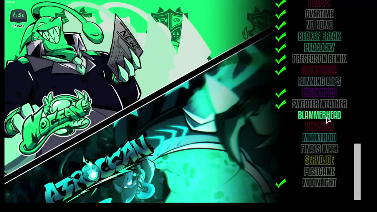 学院week 15 BLAMMERHEAD(MOCEAN VS ATROCEAN)